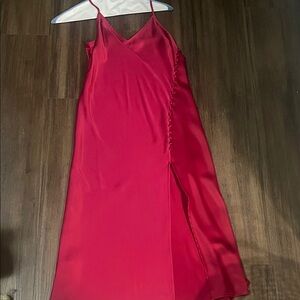 Banana Republic Asymmetrical Red Dress